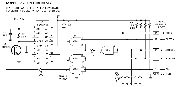 Alternative NOPPP circuit