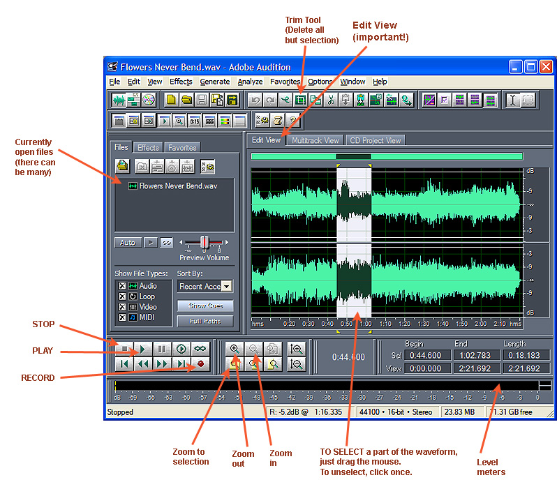 Digitizing Records And Tapes With Adobe Audition