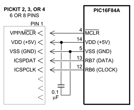 pic16f84a pickit3