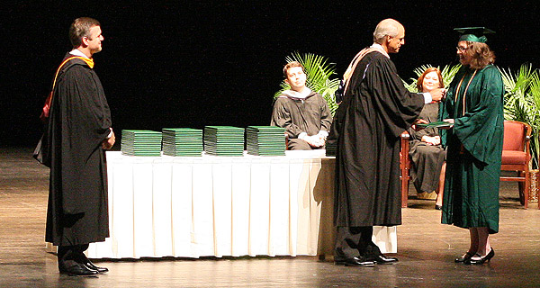 Sharon graduating