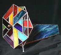 Stained glass kaleidoscope