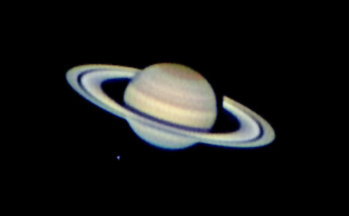 Saturn and Enceladus